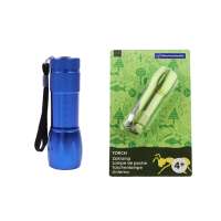 500LM T6G-1 blue cove led aluminum flashlight blister led aluminum flashlight in blue green red silver four colors