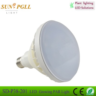 Hot Promotion!!! e27 led light 45W led plant grow light bulb Par 38 led hydroponic grow light for greenhouse