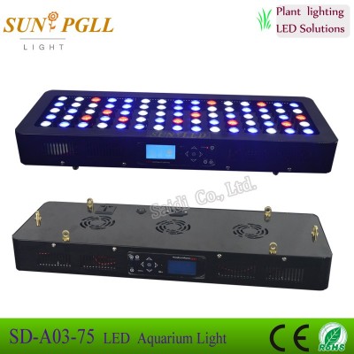 300w 225w 165w fan programmable led fish tank light