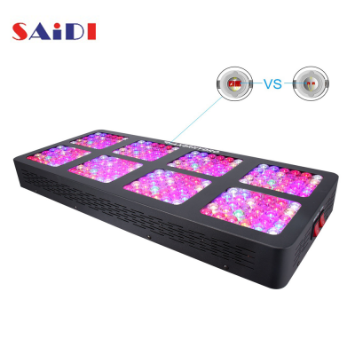 SAIDI Reflector 1200W LED Grow Light Panel Full Spectrum Indoor Garden Hydroponic Lamp with Veg/ Bloom Switches